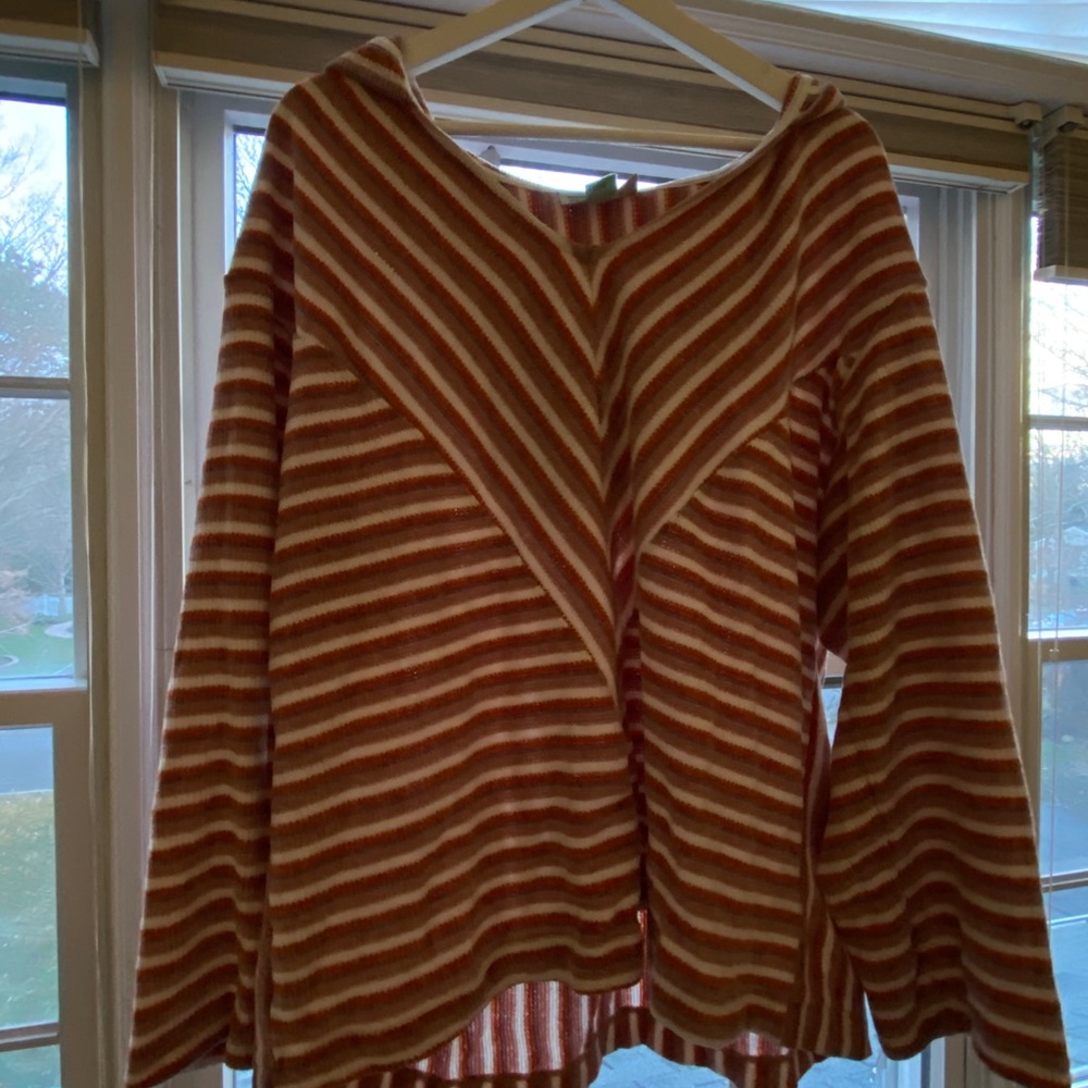 fuzzy hooded long sleeve